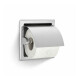 Toilettenpapierhalter / zum Einbau / polierter Stahl #1