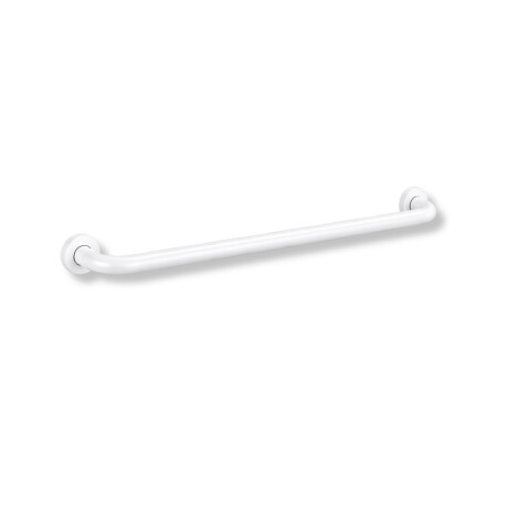 Stützhandlauf für Menschen mit Behinderungen, Ø 32, gerade, STANDARD – 80 cm / Edelstahl, mattweiß #1