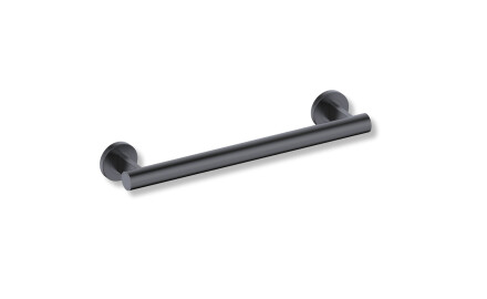 Stützhandlauf für Menschen mit Behinderungen, Ø 32, gerade, PREMIUM – 40 cm / Edelstahl, mattschwarz
