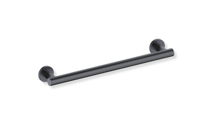 Stützhandlauf für Menschen mit Behinderungen, Ø 32, gerade, PREMIUM – 50 cm / Edelstahl, mattschwarz
