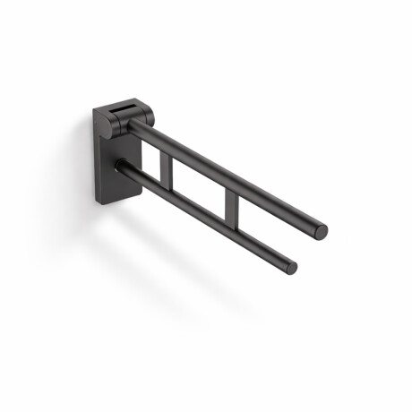 Stützhandlauf für Menschen mit Behinderungen, Ø 32, klappbar, PREMIUM – 70 cm / Edelstahl, mattschwarz #1