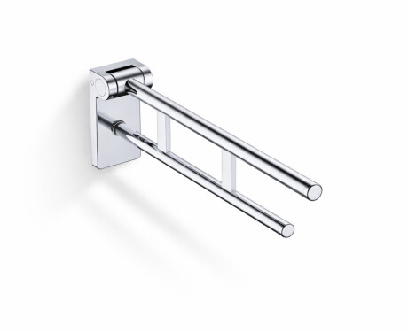 Stützhandlauf für Menschen mit Behinderungen, Ø 32, klappbar, PREMIUM – 70 cm / polierter Edelstahl