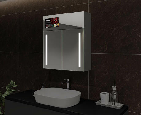 Smart Spiegelschrank mit LED Beleuchtung - L02 Sarah 66,5 x 72cm #7