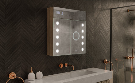 Spiegelschrank - LED Spiegelschrank - Moderner - mit LED Beleuchtung -  Artforma
