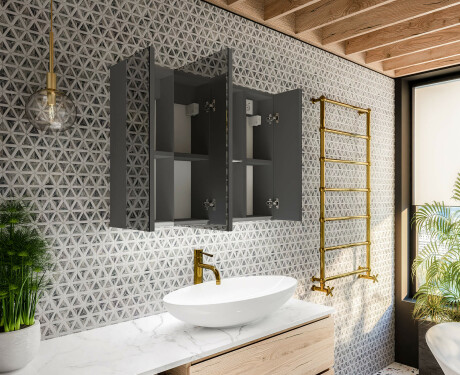 Spiegelschrank mit LED Beleuchtung Clara 70 x 60cm #6