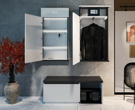 Schuhschrank mit Schuhputzgerät - Olivia 110 x 45cm #6