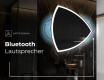 Unregelmäßiger asymmetrischer Spiegel mit LED Beleuchtung T222 #5