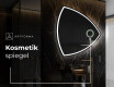 Unregelmäßiger asymmetrischer Spiegel mit LED Beleuchtung T223 #4