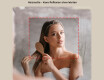 Abgerundeter Badezimmerspiegel mit LED-Beleuchtung, zweifarbig, Touch‑Schalter, Heizmatte #5