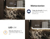 Abgerundeter Badspiegel mit LED Beleuchtung L145 #7