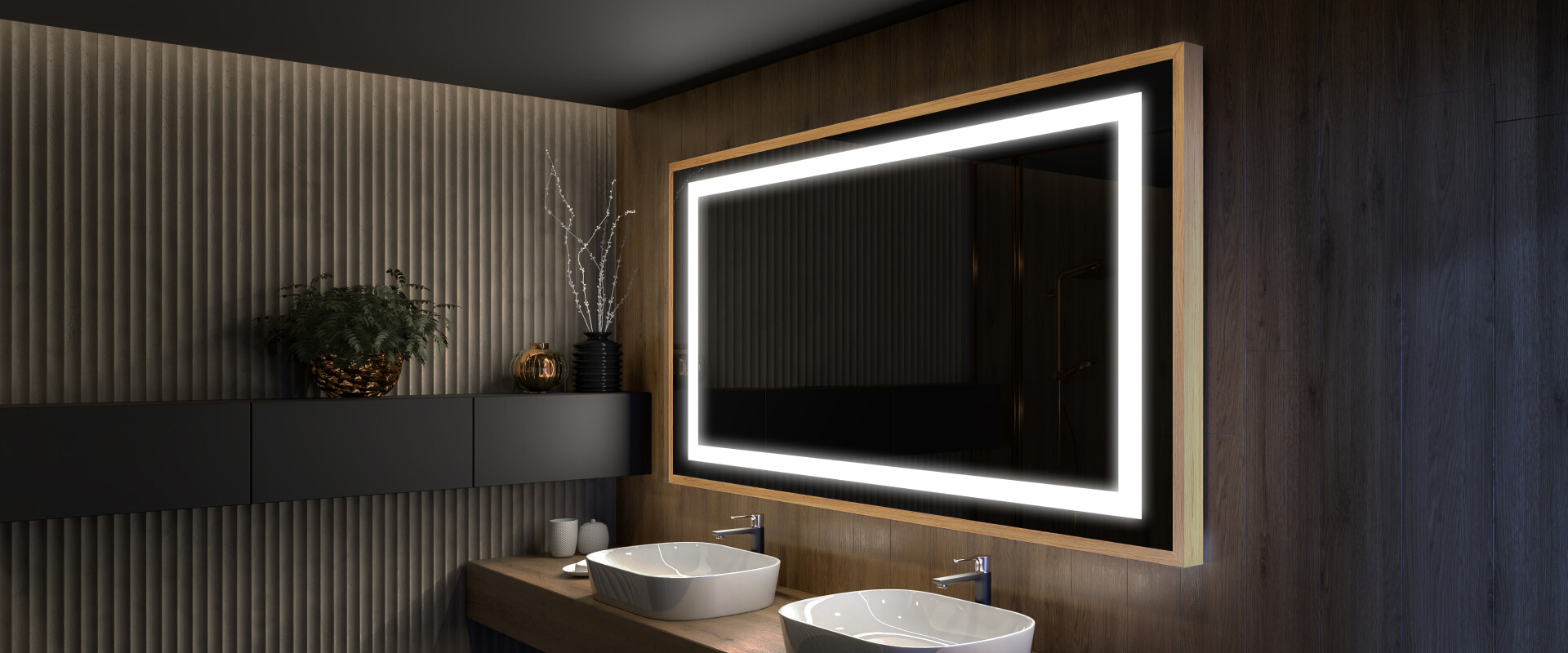 LED Wand- und Badspiegel nach Maß konfigurieren
